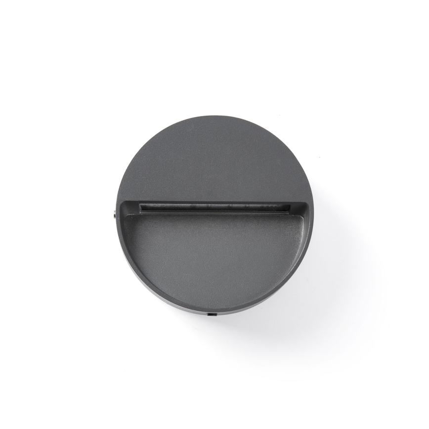 FARO 71960 - LED Schodišťové svítidlo DUNE LED/3W/230V 2200/2700/3200/4000K IP65 antracit kulatý