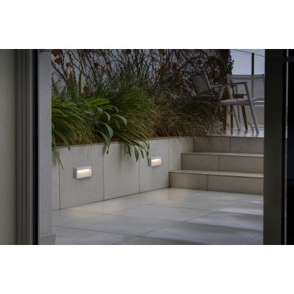 FARO 71967 - LED Schodišťové svítidlo DUNE LED/6W/230V 2200/2700/3200/4000K IP65 bílá obdélník
