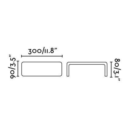 FARO 72272 - LED Venkovní nástěnné svítidlo BRACKET LED/6W/230V IP44