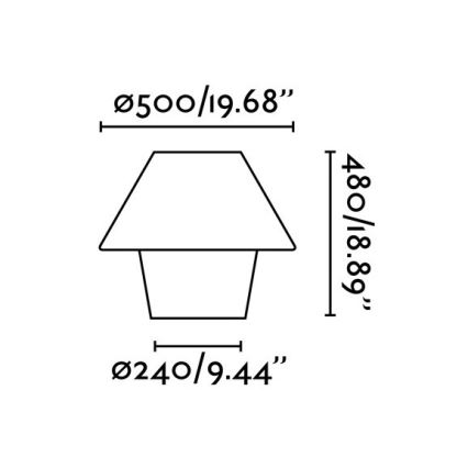 FARO 74423 - Venkovní lampa VERSUS 1xE27/15W/230V IP44