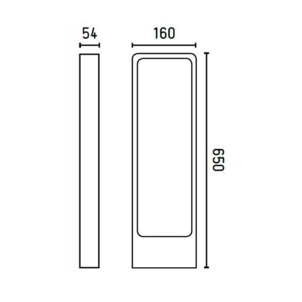 FARO 75520 - LED Venkovní lampa DAS LED/5W/230V IP54