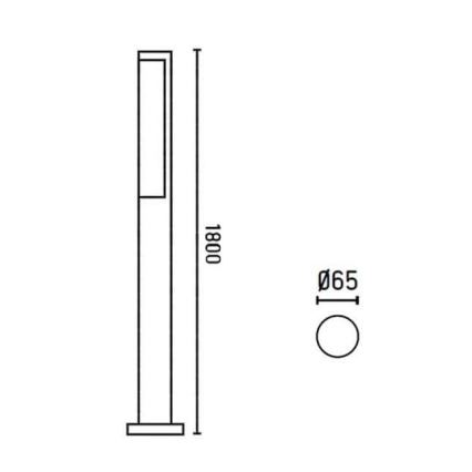 FARO 75524 - LED Venkovní lampa BERET-3 LED/16W/230V IP54