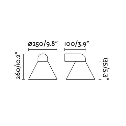 FARO Barcelona - Venkovní nástěnné svítidlo PALS 1xE27/15W/230V IP65