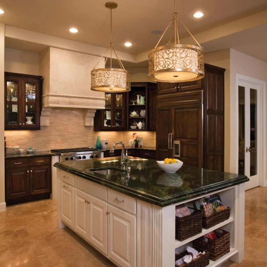 Feiss - Lustr na tyči ARABESQUE 4xE27/60W/230V zlatá