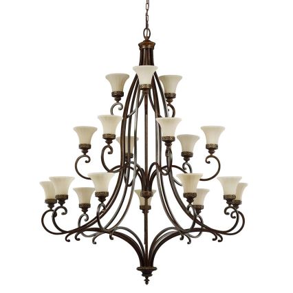 Feiss - Lustr na řetězu DRAWING ROOM 18xE27/60W/230V