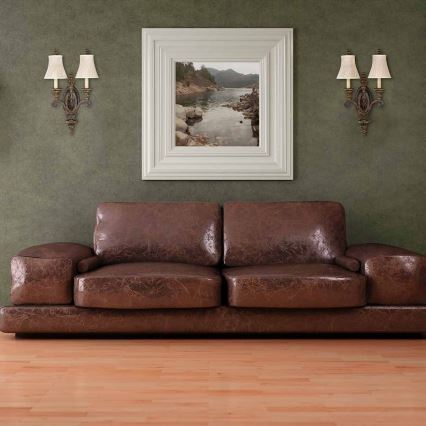 Feiss - Nástěnné svítidlo DRAWING ROOM 2xE14/60W/230V
