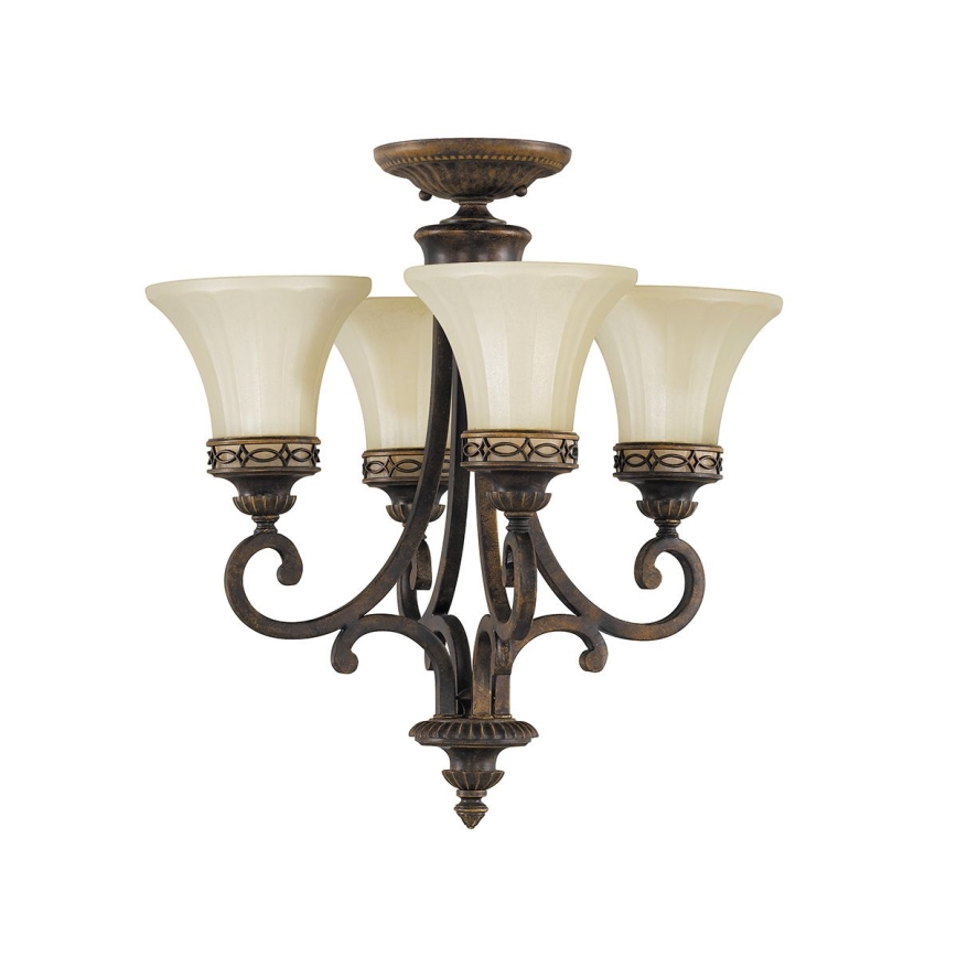 Feiss - Lustr na řetězu DRAWING ROOM 4xE27/60W/230V