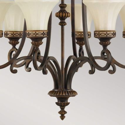 Feiss - Lustr na řetězu DRAWING ROOM 6xE27/60W/230V