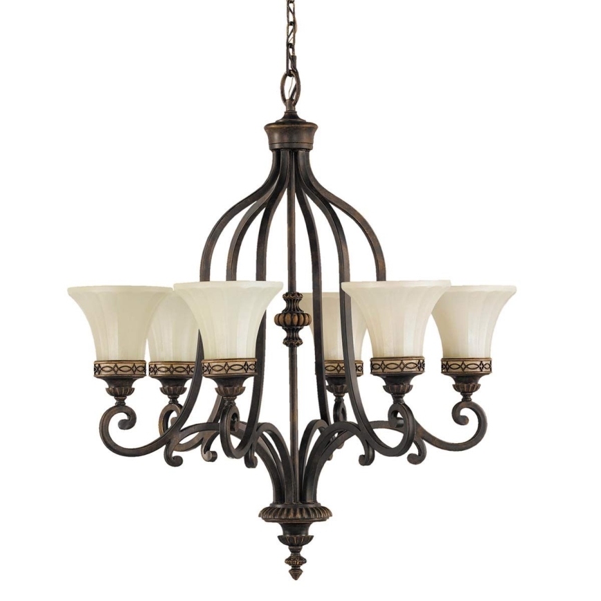 Feiss - Lustr na řetězu DRAWING ROOM 6xE27/60W/230V