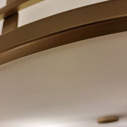 Feiss - Stropní svítidlo FUSION 3xE27/40W/230V pr. 34,3 cm zlatá