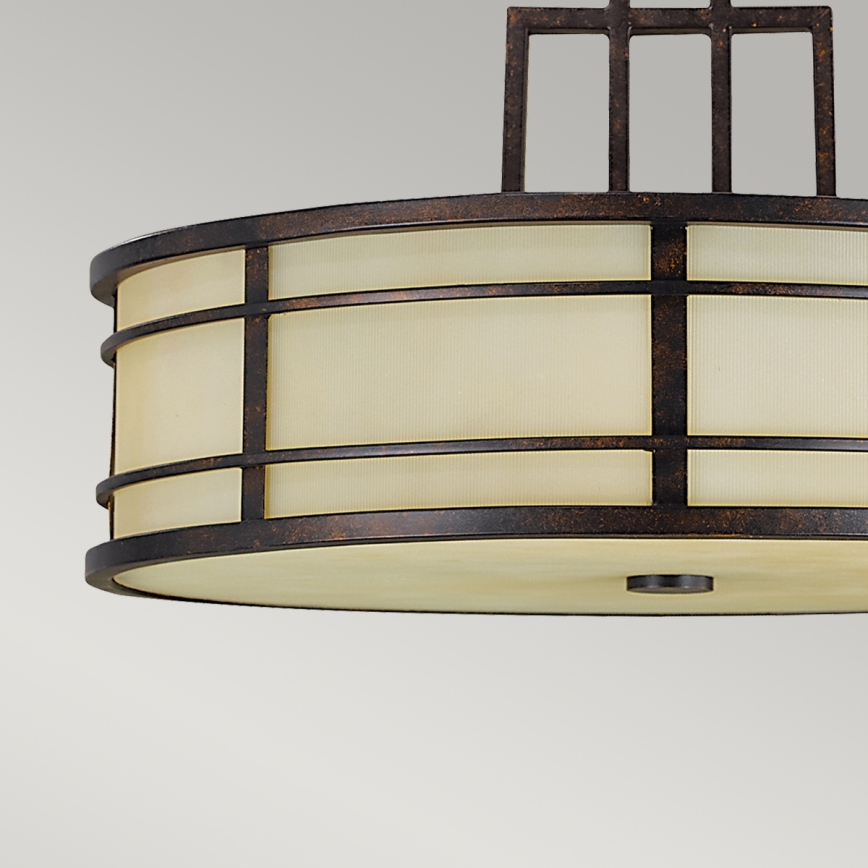 Feiss - Lustr na tyči FUSION 3xE27/60W/230V