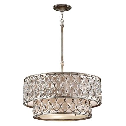 Feiss - Lustr na tyči LUCIA 6xE27/60W/230V