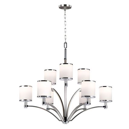Feiss - Lustr na řetězu PROSPECT PARK 9xE27/60W/230V