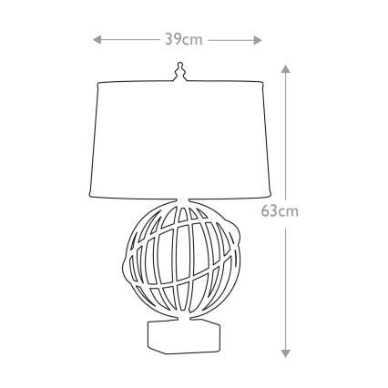 Feiss - Stolní lampa SPENCER 1xE27/60W/230V