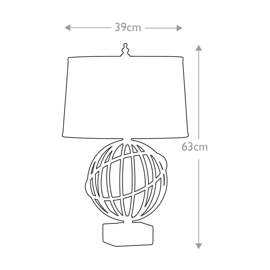 Feiss - Stolní lampa SPENCER 1xE27/60W/230V