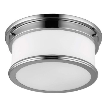 Feiss - Koupelnové stropní svítidlo PAYNE 2xE27/60W/230V IP44 matný chrom
