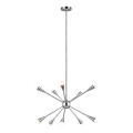 Feiss - LED Lustr na tyči JAX 10xG9/3W/230V lesklý chrom