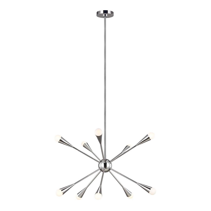 Feiss - LED Lustr na tyči JAX 10xG9/3W/230V lesklý chrom