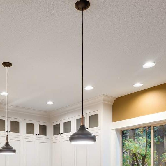 Feiss - Lustr na lanku BESO 1xE27/60W/230V pr. 25,4 cm černá/měděná