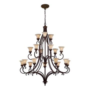 Feiss - Lustr na řetězu DRAWING ROOM 18xE27/60W/230V