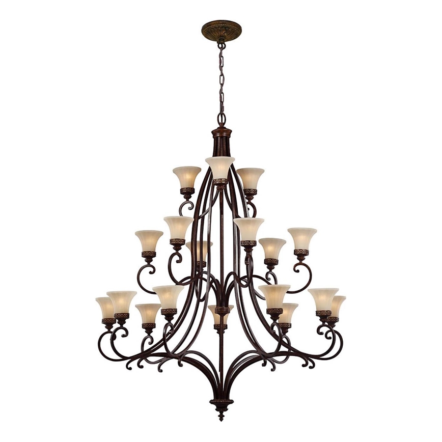 Feiss - Lustr na řetězu DRAWING ROOM 18xE27/60W/230V