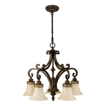Feiss - Lustr na řetězu DRAWING ROOM 5xE27/60W/230V