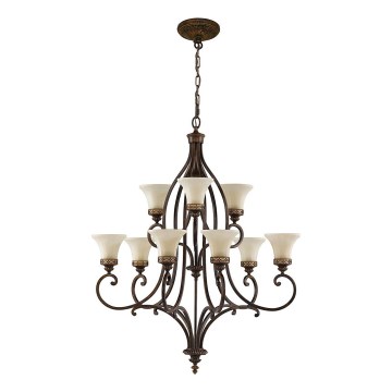 Feiss - Lustr na řetězu DRAWING ROOM 9xE27/60W/230V