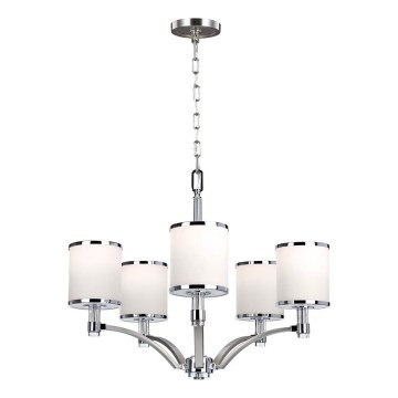Feiss - Lustr na řetězu PROSPECT PARK 5xE27/60W/230V