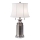 Feiss - Stolní lampa STATEROOM 2xE27/60W/230V stříbrná