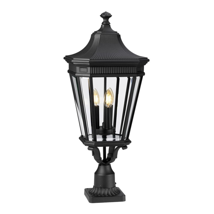 Feiss - Venkovní lampa COTSWOLD LANE 3xE14/60W/230V IP44 černá