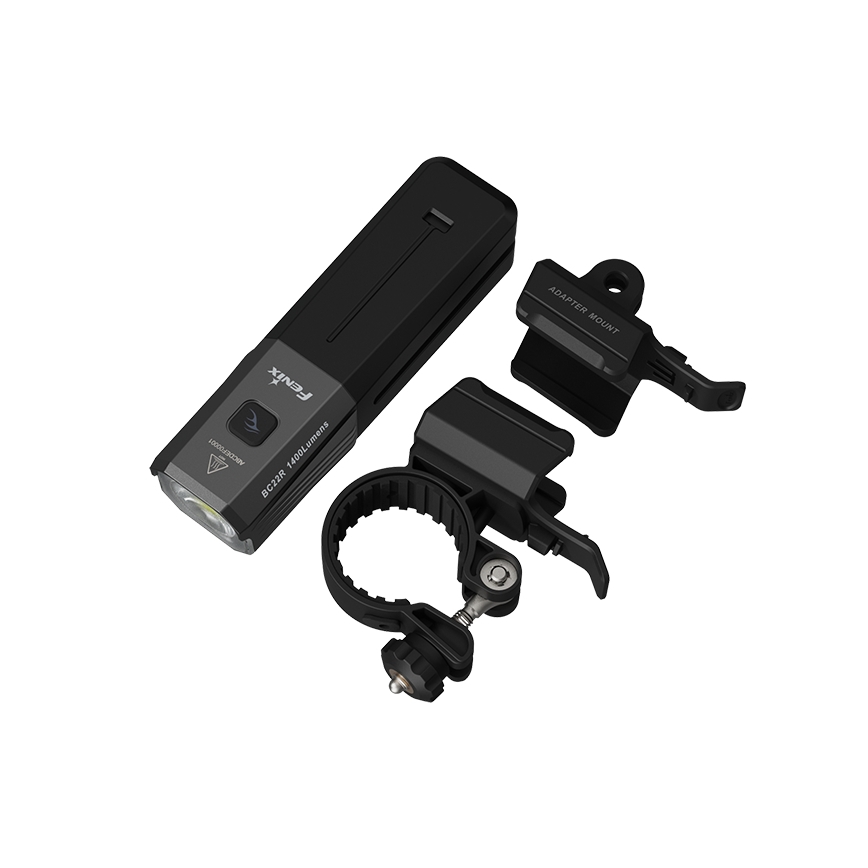 Fenix BC22R - LED Stmívatelné nabíjecí svítidlo na kolo LED/USB 3400 mAh IP66 1400 lm 41 h černá