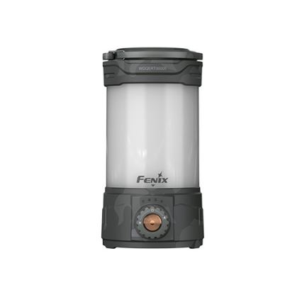 Fenix CL26RPROCAM - LED Stmívatelná přenosná nabíjecí lampa LED/USB IP66 650 lm 408 h 5000 mAh šedá