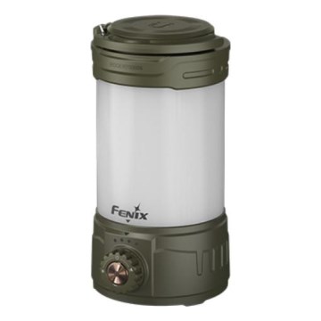 Fenix CL26RPROOLI - LED Stmívatelná přenosná nabíjecí lampa LED/USB IP66 650 lm 408 h zelená