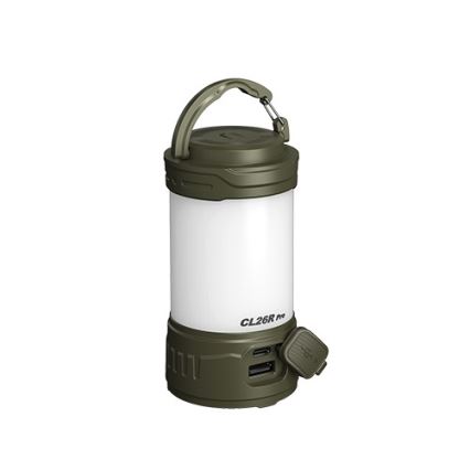 Fenix CL26RPROOLI - LED Stmívatelná přenosná nabíjecí lampa LED/USB IP66 650 lm 408 h zelená