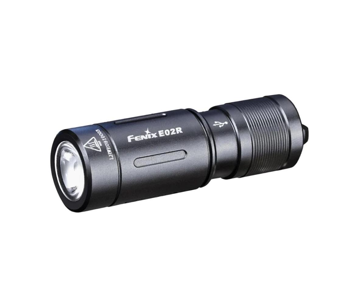 Fenix Fenix E02RBLC - LED Nabíjecí svítilna LED/USB IP68 200 lm 6,5 h 