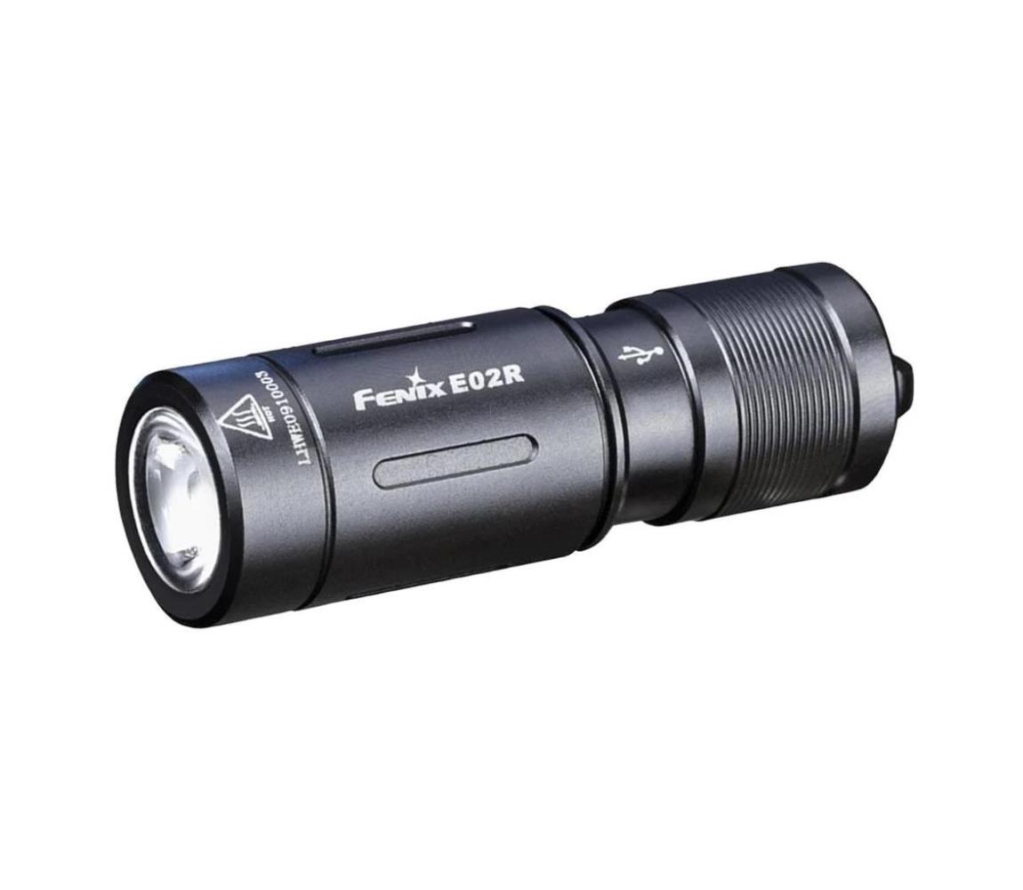 Fenix Fenix E02RBLC - LED Nabíjecí svítilna LED/USB IP68 200 lm 6,5 h FE0039