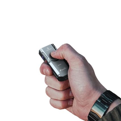 Fenix E06RGRY - LED Stmívatelná nabíjecí svítilna UV LED/USB IP66 700 lm 60 h 750 mAh šedá
