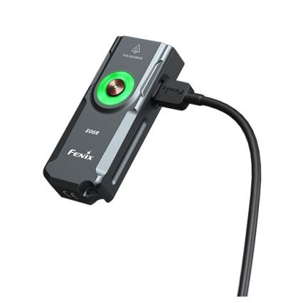 Fenix E06RGRY - LED Stmívatelná nabíjecí svítilna UV LED/USB IP66 700 lm 60 h 750 mAh šedá