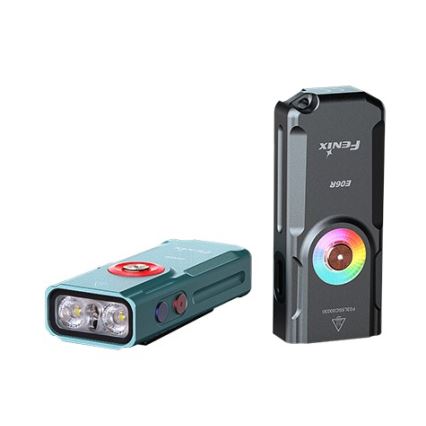 Fenix E06RTKS - LED Stmívatelná nabíjecí svítilna UV LED/USB IP66 700 lm 60 h 750 mAh tyrkysová