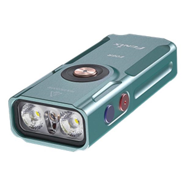 Fenix E06RTKS - LED Stmívatelná nabíjecí svítilna UV LED/USB IP66 700 lm 60 h 750 mAh tyrkysová