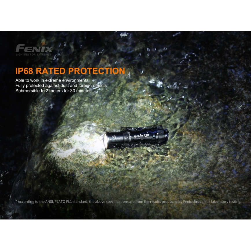 Fenix E12V20 - LED Svítilna LED/1xAA IP68 160 lm 70 h