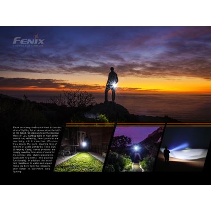 Fenix E12V20 - LED Svítilna LED/1xAA IP68 160 lm 70 h