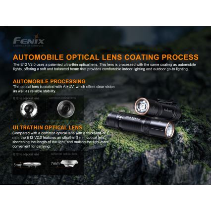 Fenix E12V20 - LED Svítilna LED/1xAA IP68 160 lm 70 h