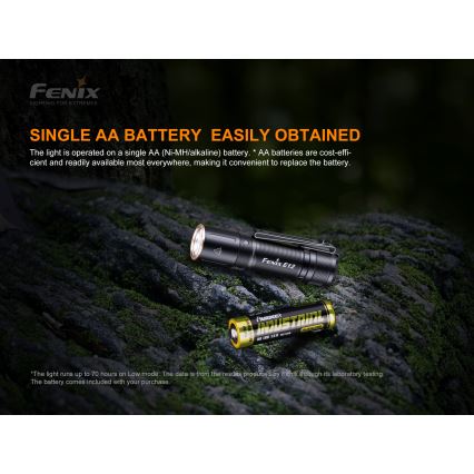 Fenix E12V20 - LED Svítilna LED/1xAA IP68 160 lm 70 h