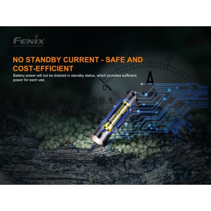 Fenix E12V20 - LED Svítilna LED/1xAA IP68 160 lm 70 h