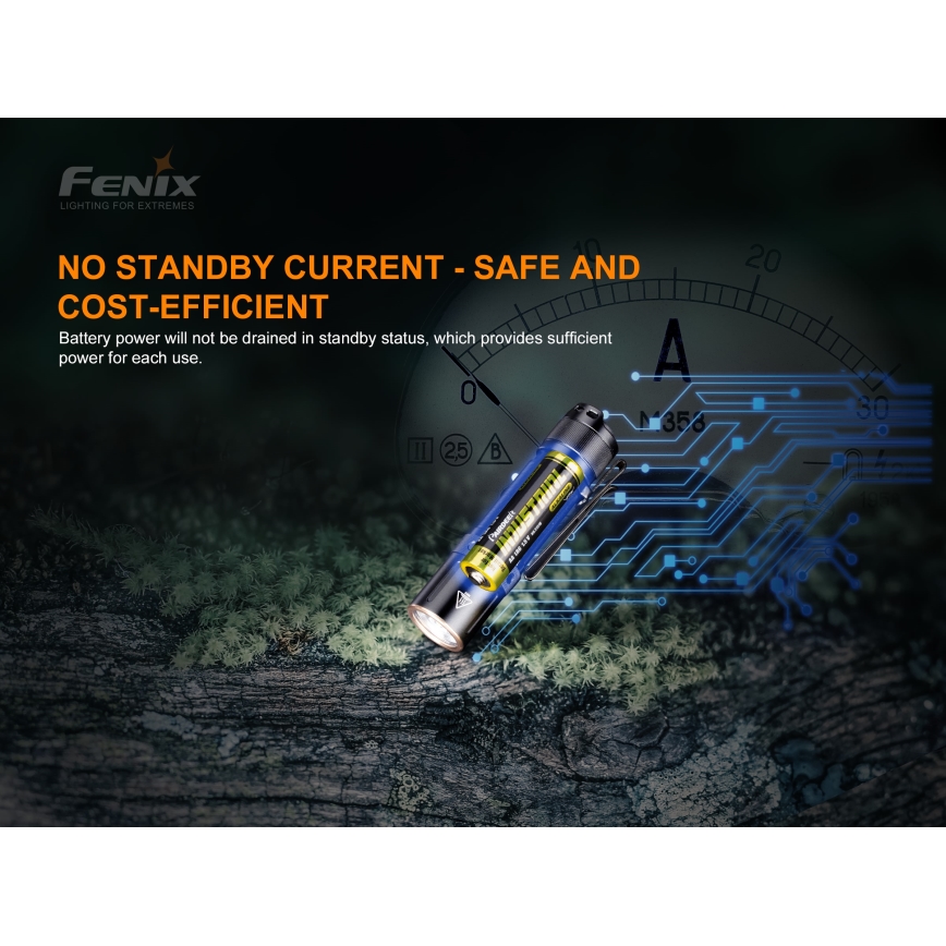 Fenix E12V20 - LED Svítilna LED/1xAA IP68 160 lm 70 h