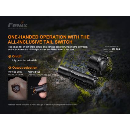 Fenix E12V20 - LED Svítilna LED/1xAA IP68 160 lm 70 h