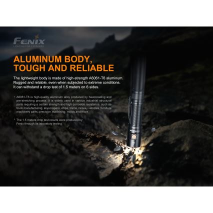 Fenix E28R - LED Nabíjecí svítilna LED/2xCR123A IP68 1500 lm 73 h