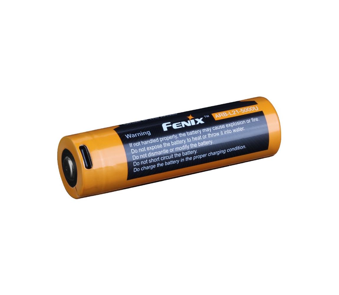 Fenix Fenix FE21700USB - 1ks Nabíjecí baterie USB/3,6V 5000 mAh 