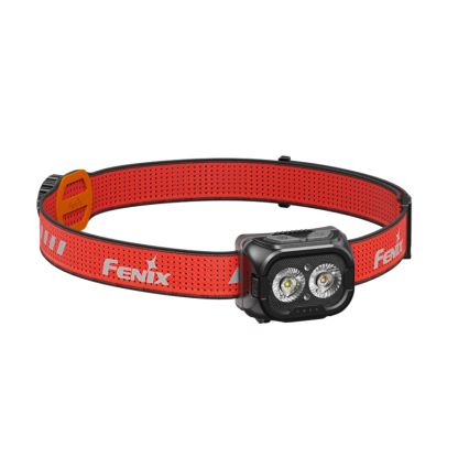Fenix HL18RTV20BLC - LED Stmívatelná nabíjecí čelovka LED/USB/3xAAA IP66 800 lm 160 h 1900 mAh černá/oranžová